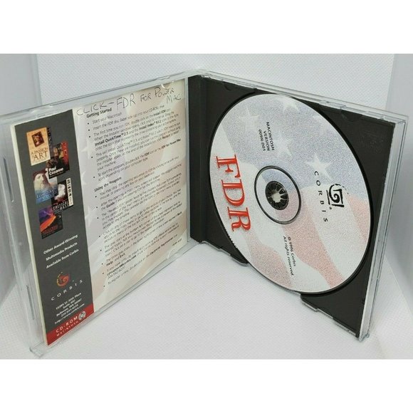 FDR Franklin Delano Roosevelt CD Rom Mac Corbis No Scratches Clean - Picture 4 of 10